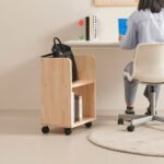 H6840 화이트 사다리 수납장 1단 260 1color - 이미지 4