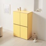 C1332 높은 슬림 거실 수납장 2000 2colors - 이미지 3