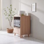 F514 우드 스틸 디자인 체어 2colors - 이미지 4