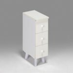 H6274 10칸 바퀴형 책장 1200 8colors - 이미지 4