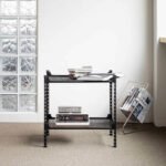 H6701 3단 삼나무 코너책장 1color - 이미지 2