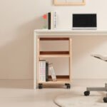 H6840 화이트 사다리 수납장 1단 260 1color - 이미지 3