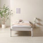 CZ3292A 멀바우 원목 스틸 책상 1500 2colors - 이미지 3