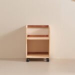 H6840 화이트 사다리 수납장 1단 260 1color