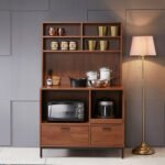 H6620 390 2단 2칸 고무나무 이동책장 - 이미지 4