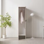 H6312 2단 2칸 바퀴형 심플책장 1color - 이미지 2