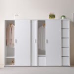 H6332 2단 2칸 삼나무 책장 1color