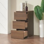 HZY3213 원목 패브릭 라탄 암체어 1color - 이미지 3